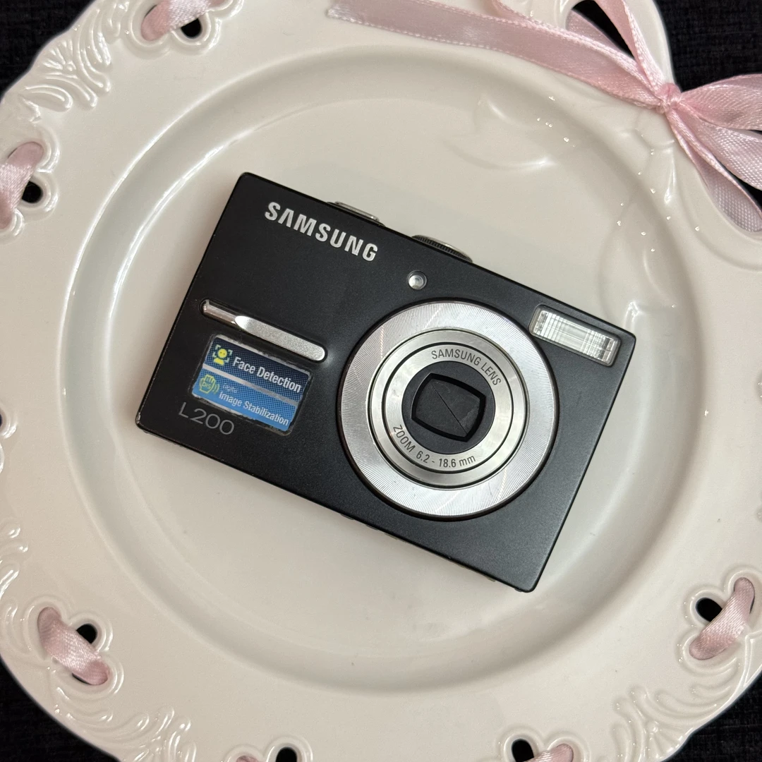 8新 Samsung/三星 L200中文1020w像素3倍变焦氛围感ccd相机