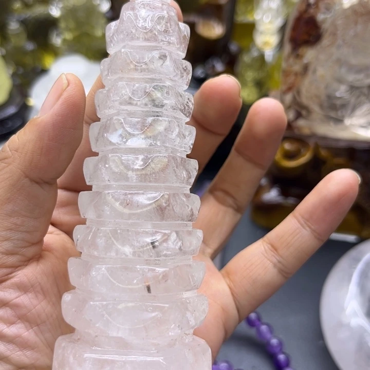 未镶嵌水晶珠宝半成品摆件