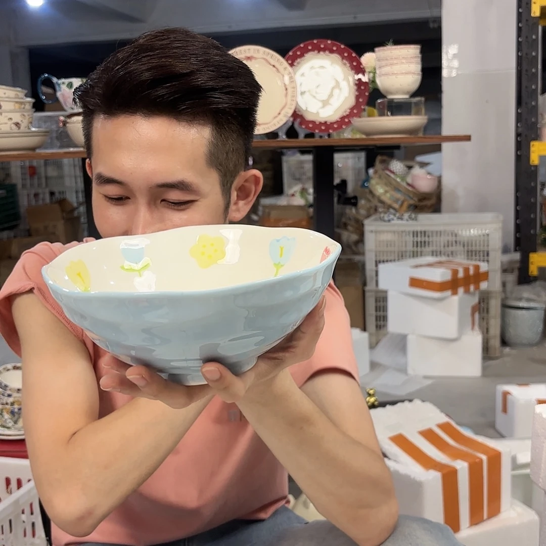 潮州陶瓷微瑕餐具8寸