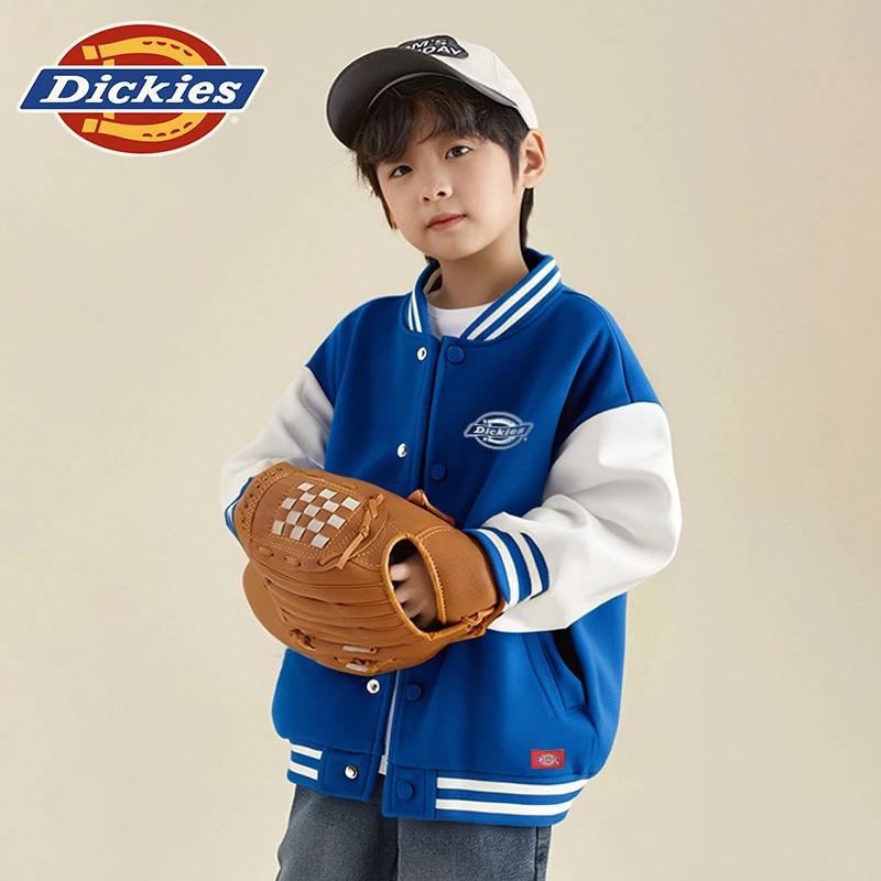 Dickies童装儿童外套男童春秋款2025新款秋季潮款上衣小童棒球服