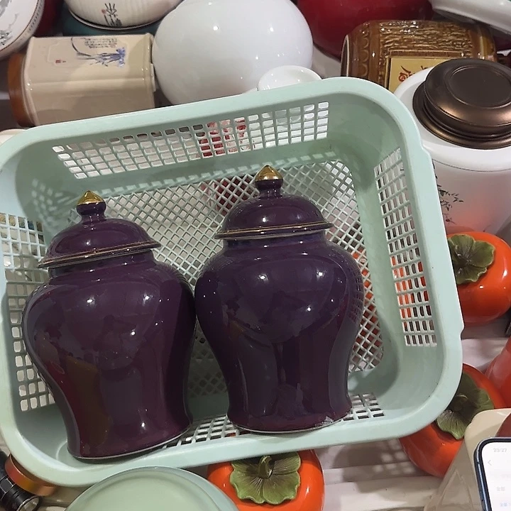 瓷片陶瓷茶叶罐密封罐防潮罐密封