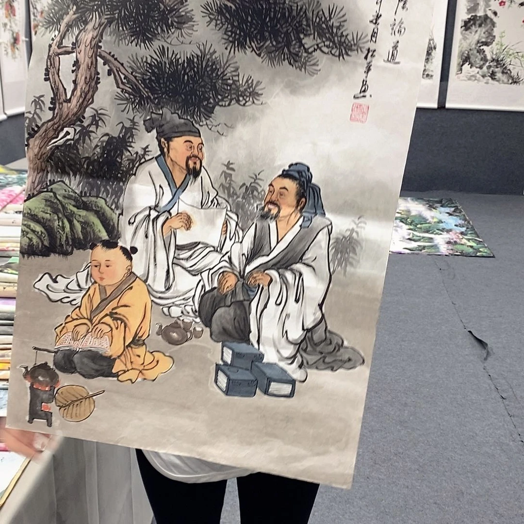 国画国画手绘作品