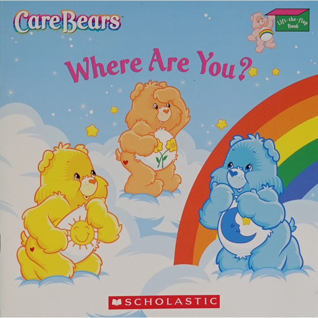 关爱熊原版书英语绘本WhereAreYou亲子共读互动翻翻书