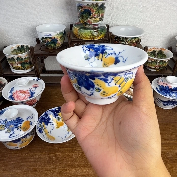 忠意堂釉下彩葫芦