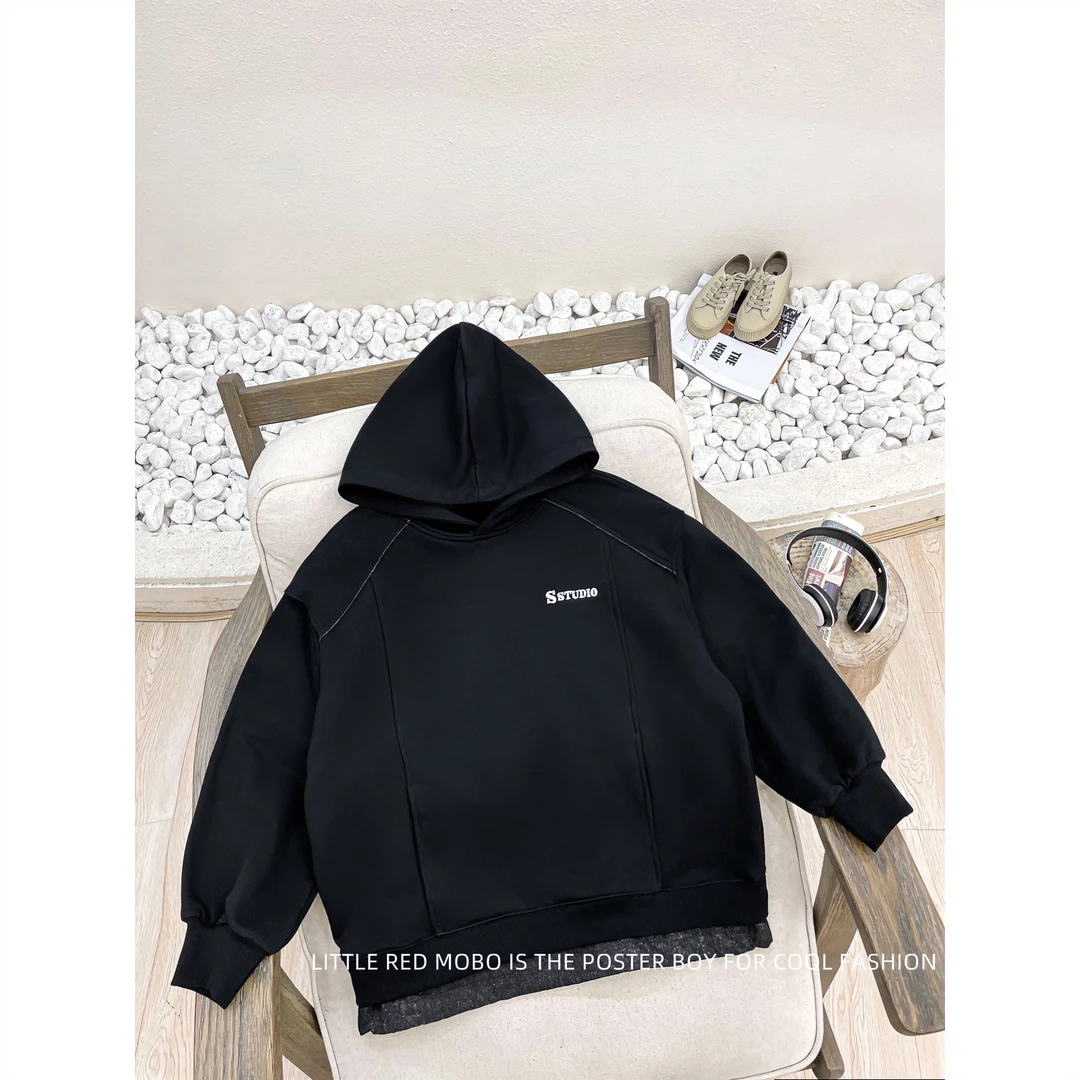 【福利】童装男儿童休闲洋气连帽卫衣2025春秋新款上衣MMY81508