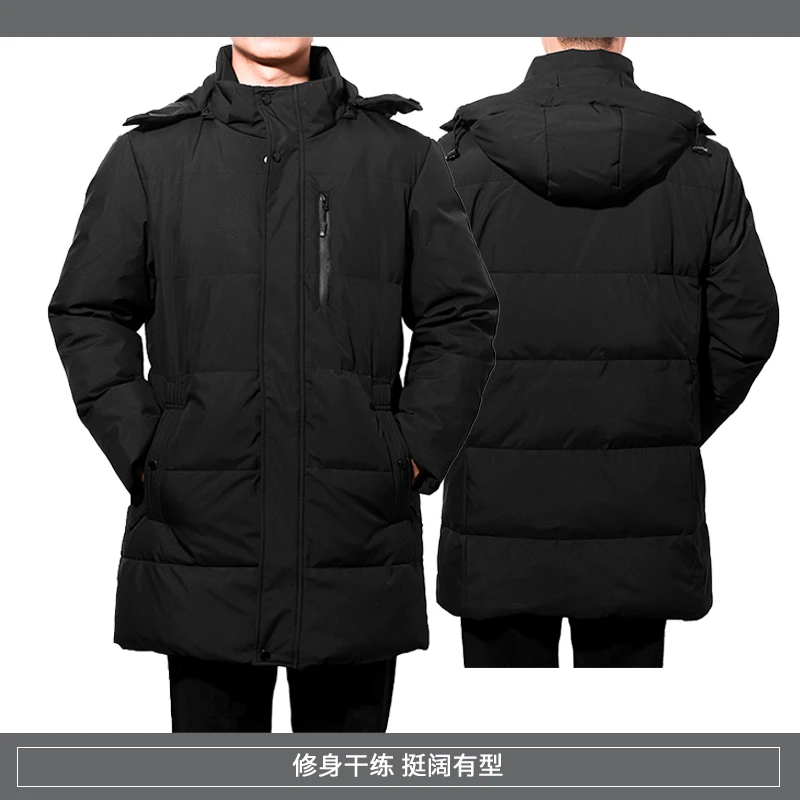 59长款加厚保暖三防面料外套