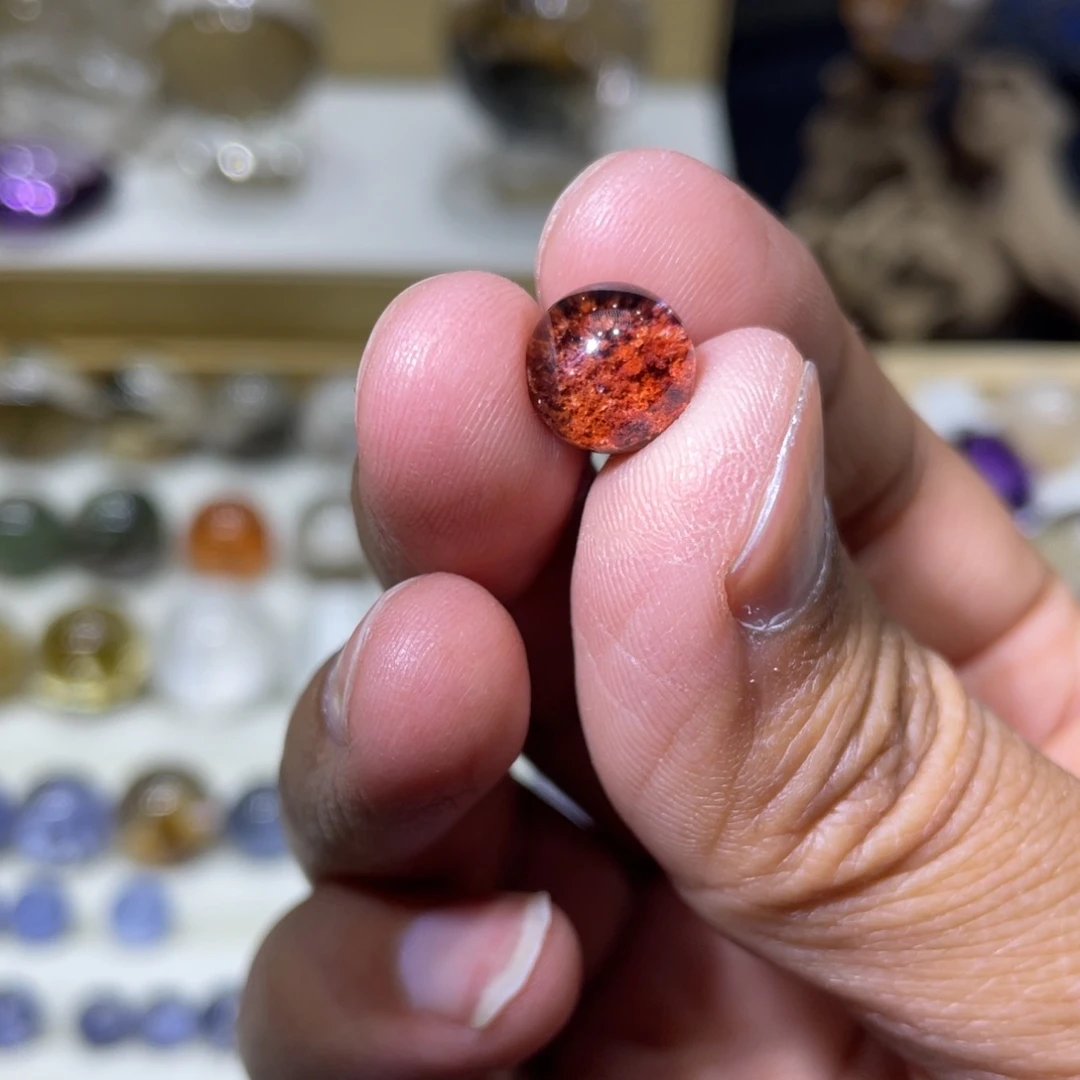 水晶裸石定制未镶嵌黄****伙