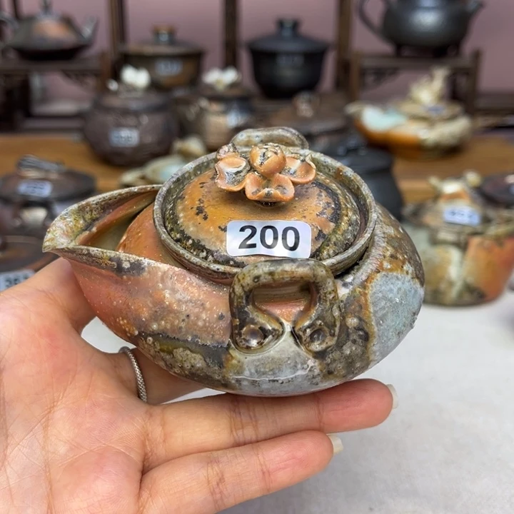 壶裸柴烧陶瓷茶具