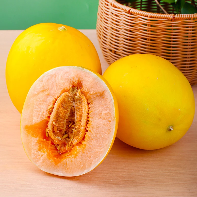 【民勤蜜瓜】 甘肃蜜瓜皮薄甜多汁新鲜采摘3-4斤/6-7斤 X