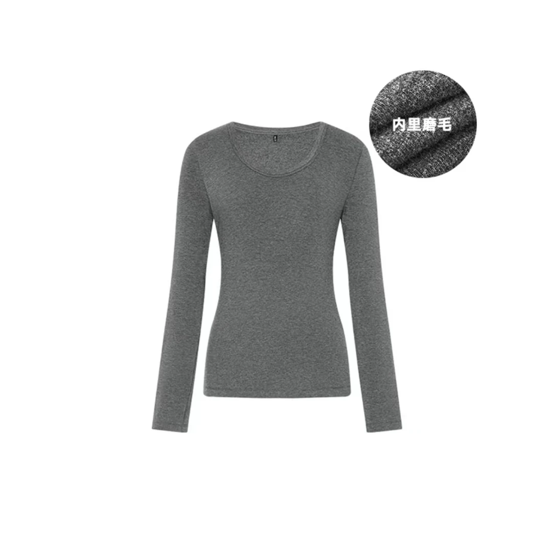 美系列磨毛芭蕾长袖T