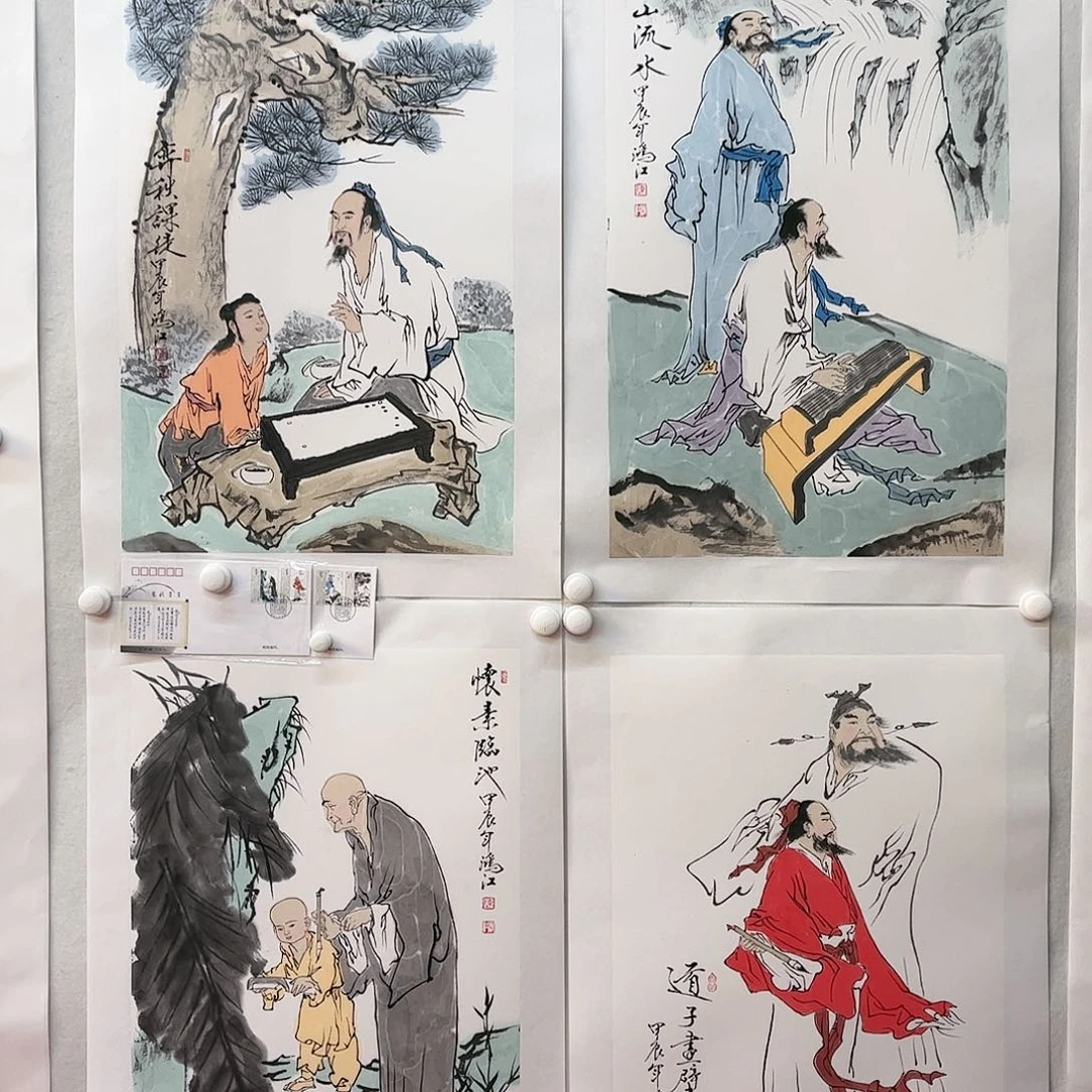 国画陈鸿江老师作品