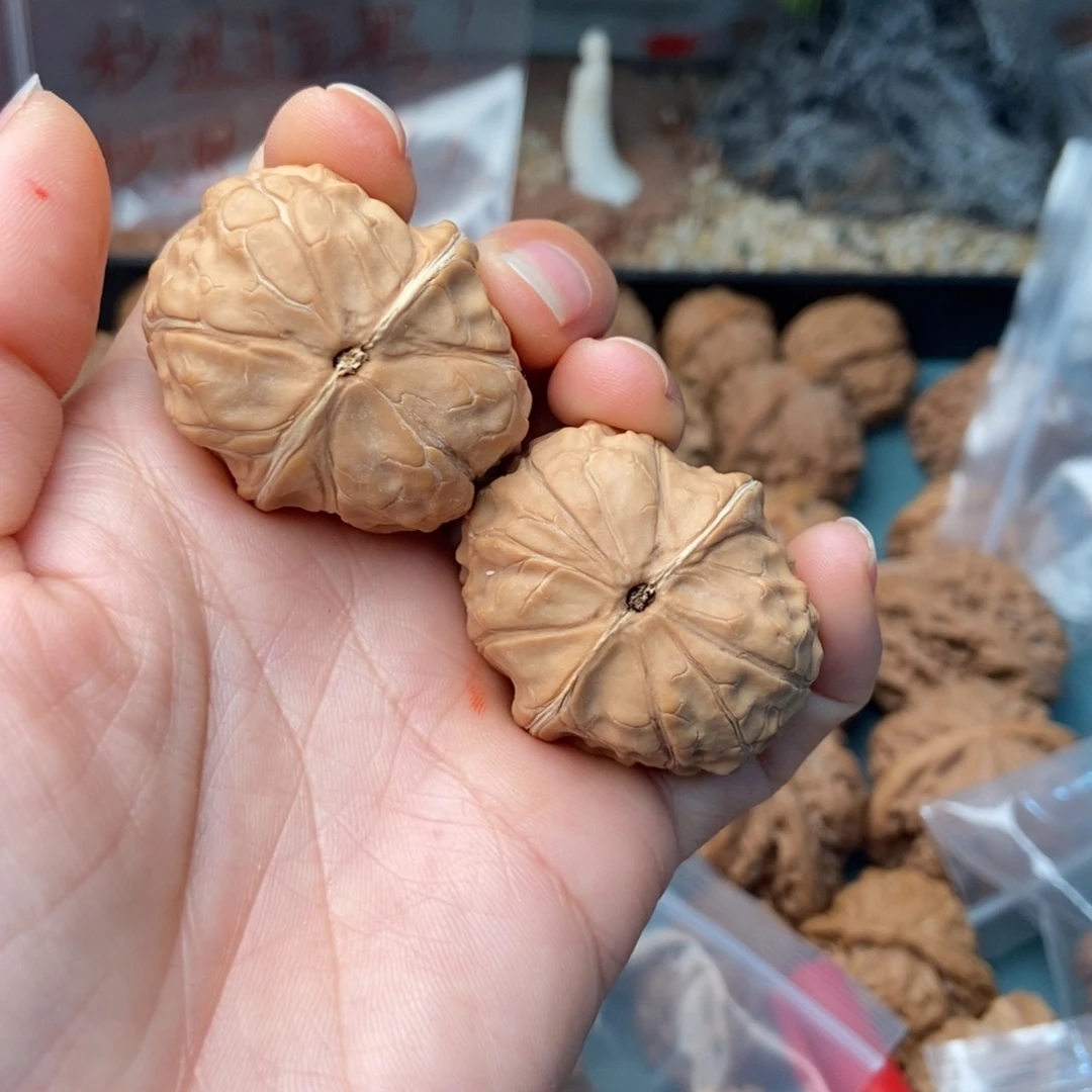 把件文玩核桃龟甲纹20