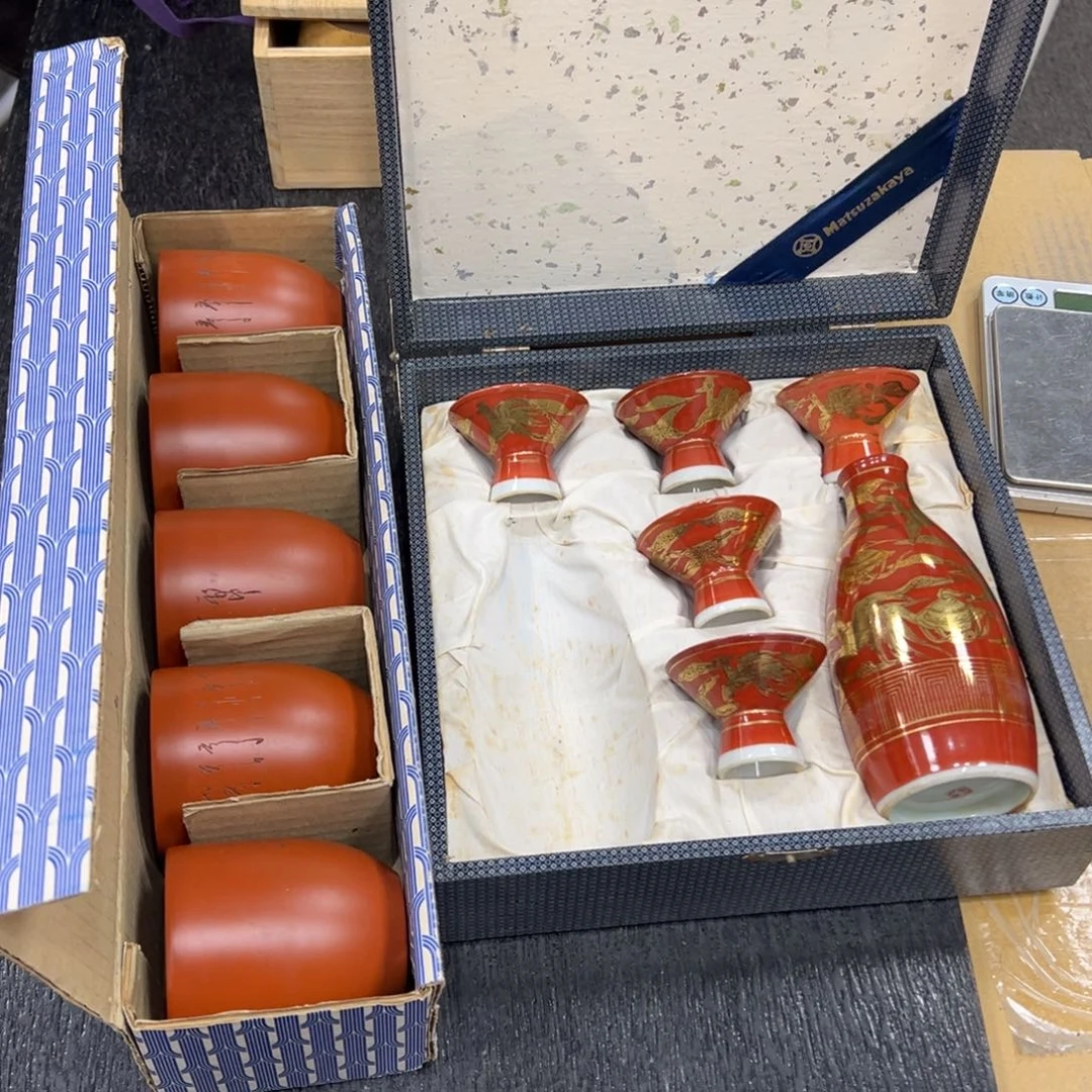 陶瓷日本中古工艺品摆件