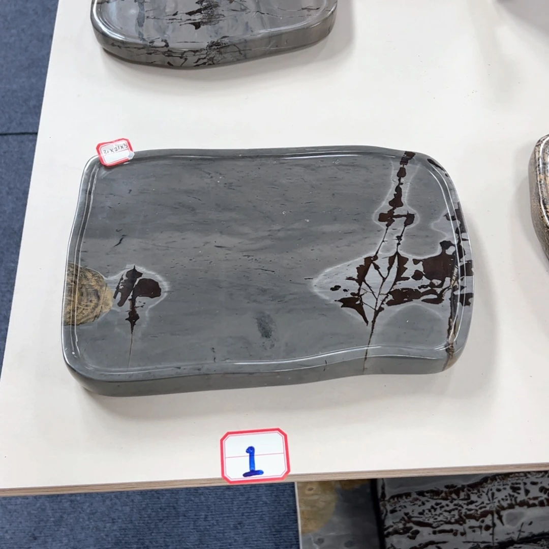 广西石天然国画石干泡台
