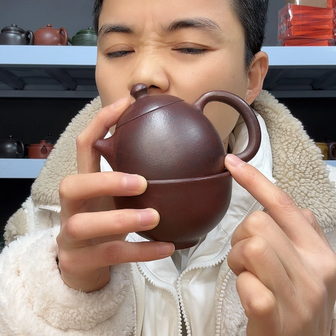 紫砂茶壶民间手艺人全手工制作