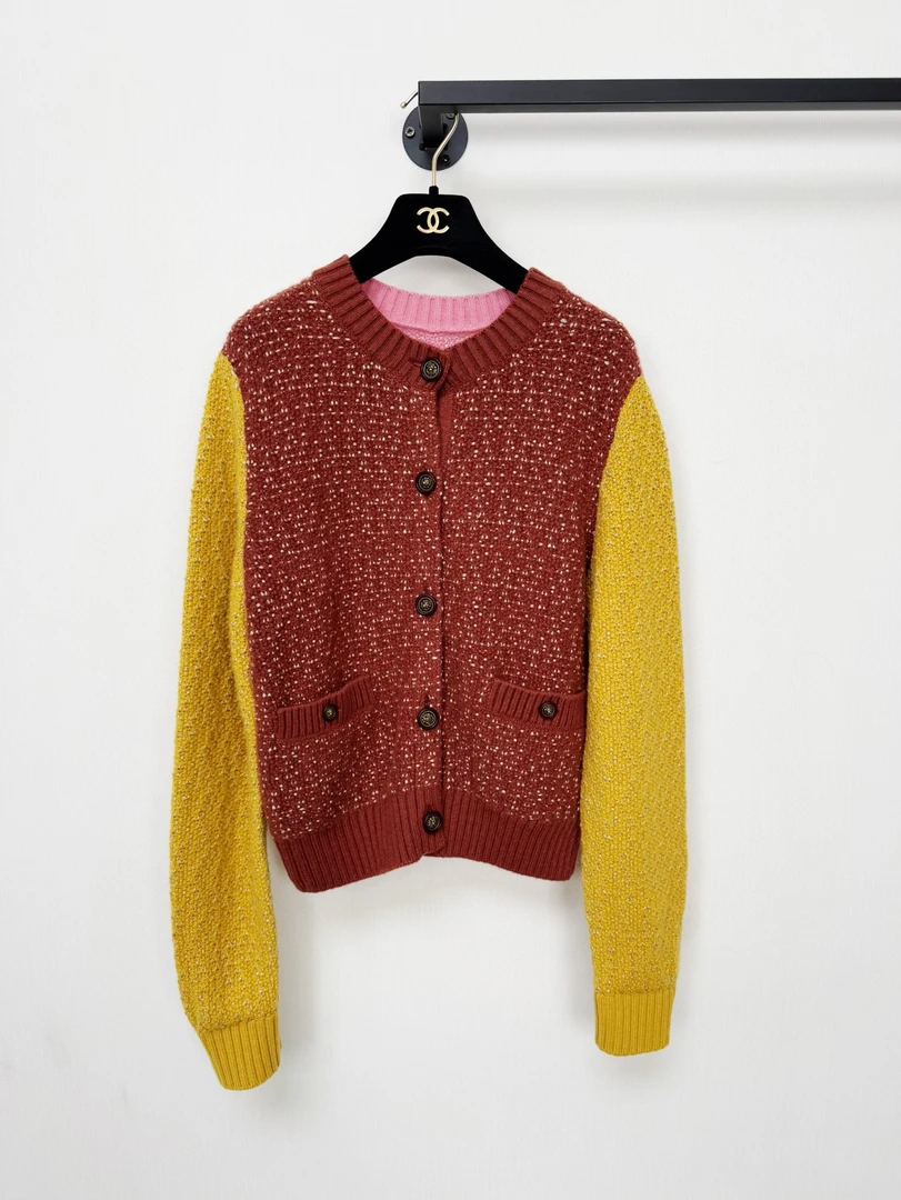 99新 Chanel/香奈儿 Chanel香奈儿山羊绒开衫/无标