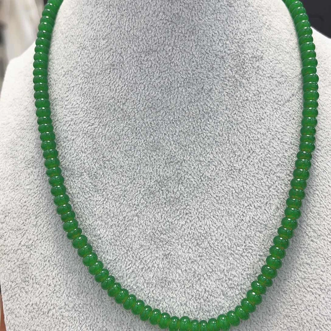 翡翠未镶嵌颈饰项链X l006