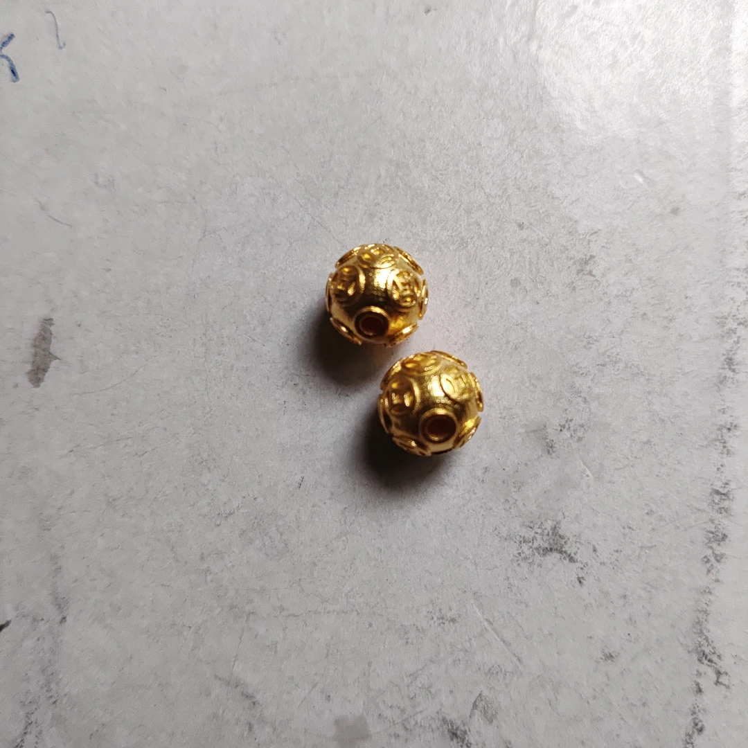 金元宝足金999貔貅珠子首饰