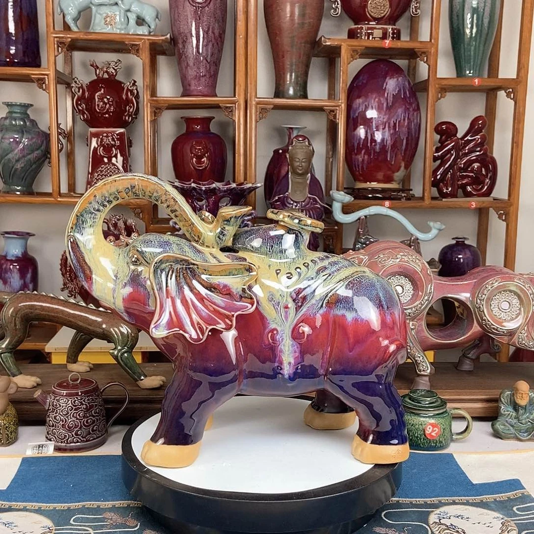 摆件五大名窑钧瓷022