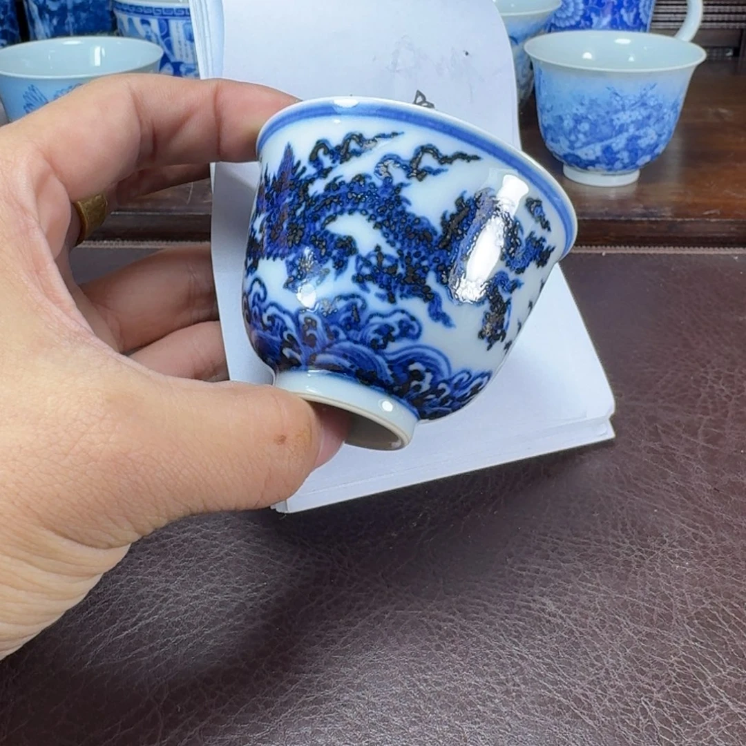 春***风瓷片当代景德镇陶瓷手绘茶具