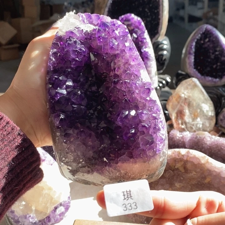 未镶嵌大型摆件（非配饰）紫晶