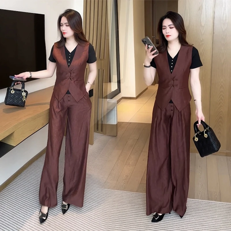 【赠运费险】夏季新款小香风穿搭气质休闲显瘦不挑人减龄套装