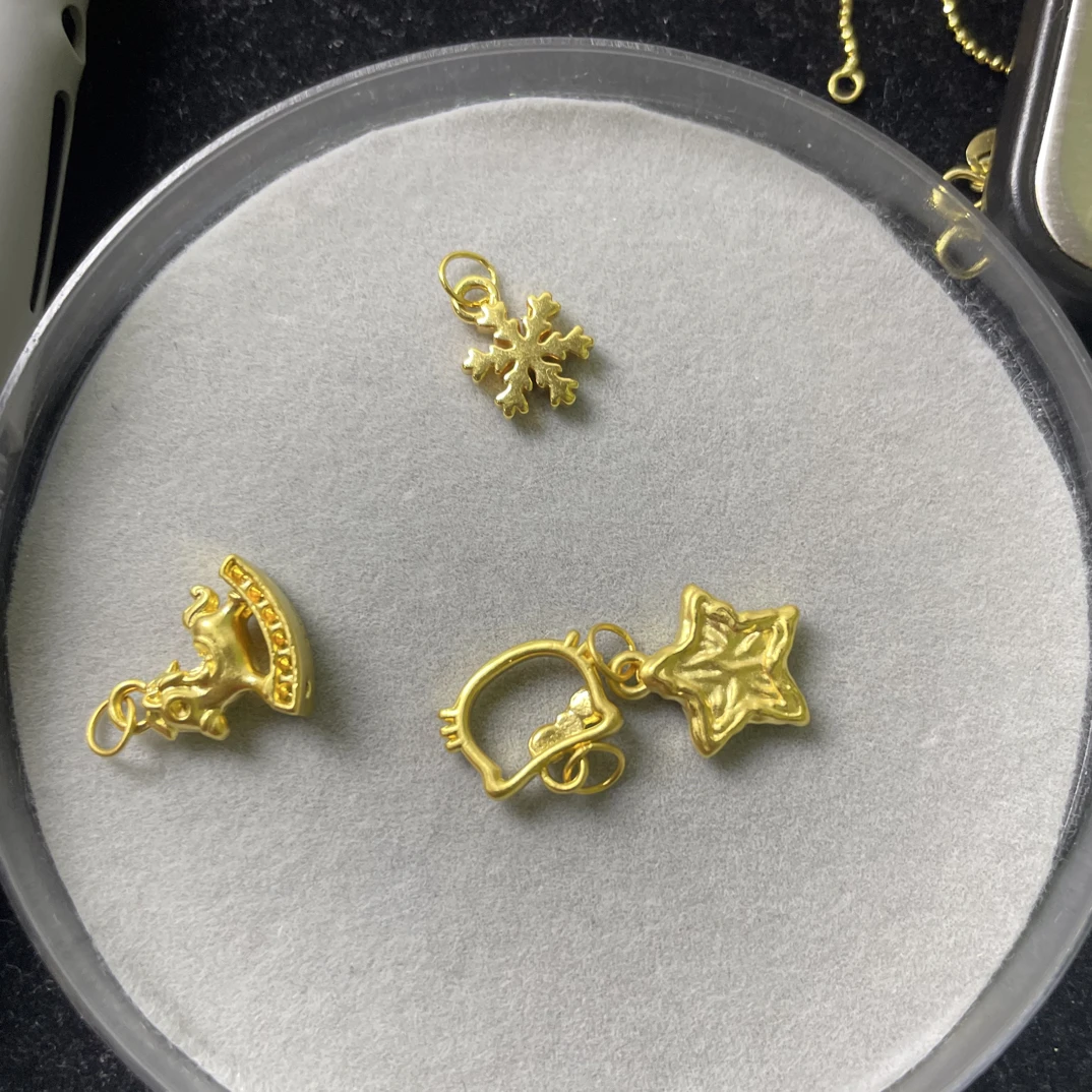 足金小kt猫头星星