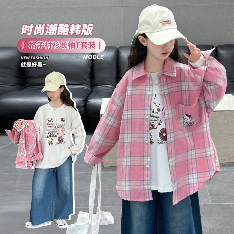 【春秋新款】女童中大童春季2025百搭休闲宽松长袖外套