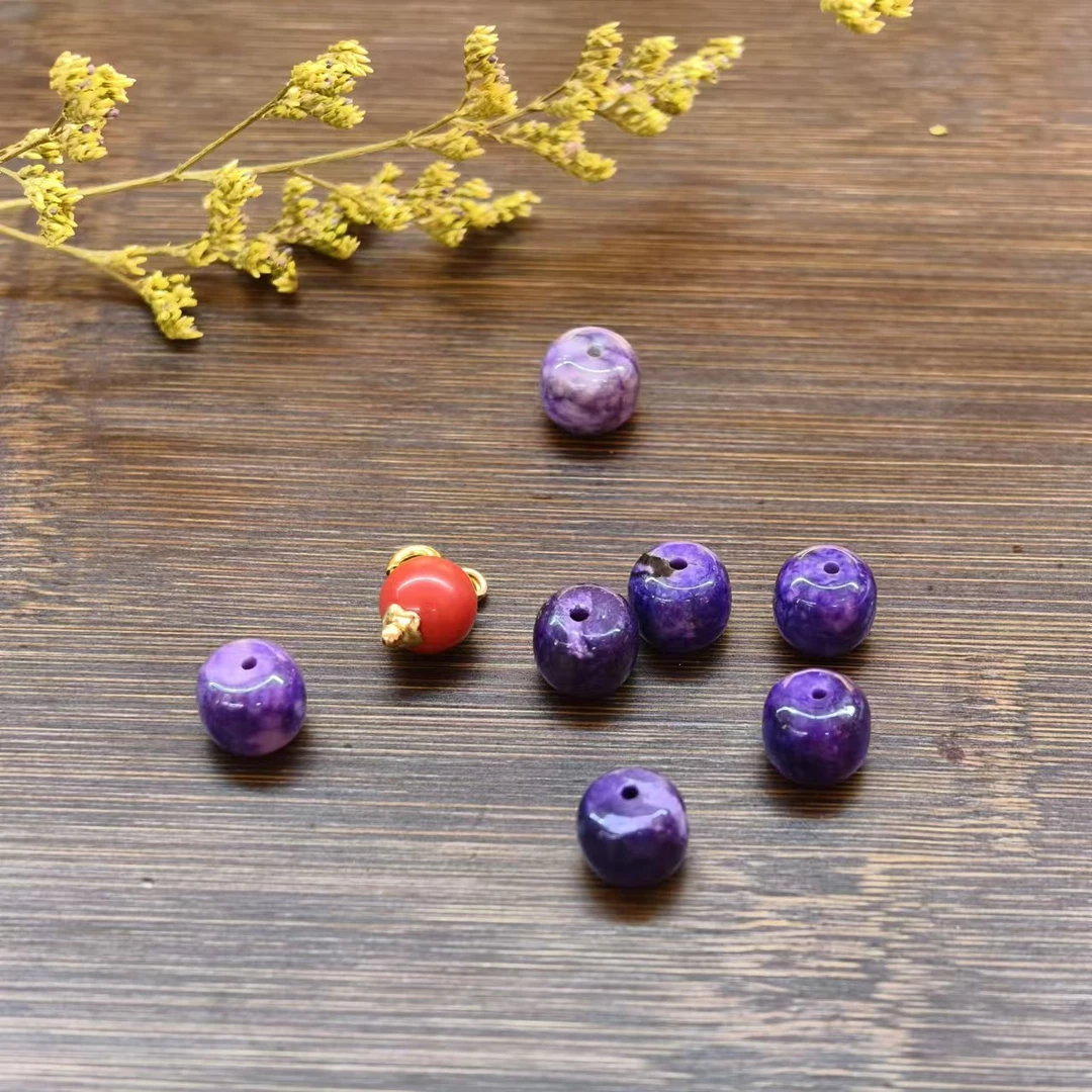 SJL紫单珠吊坠【多样性发货】24-520