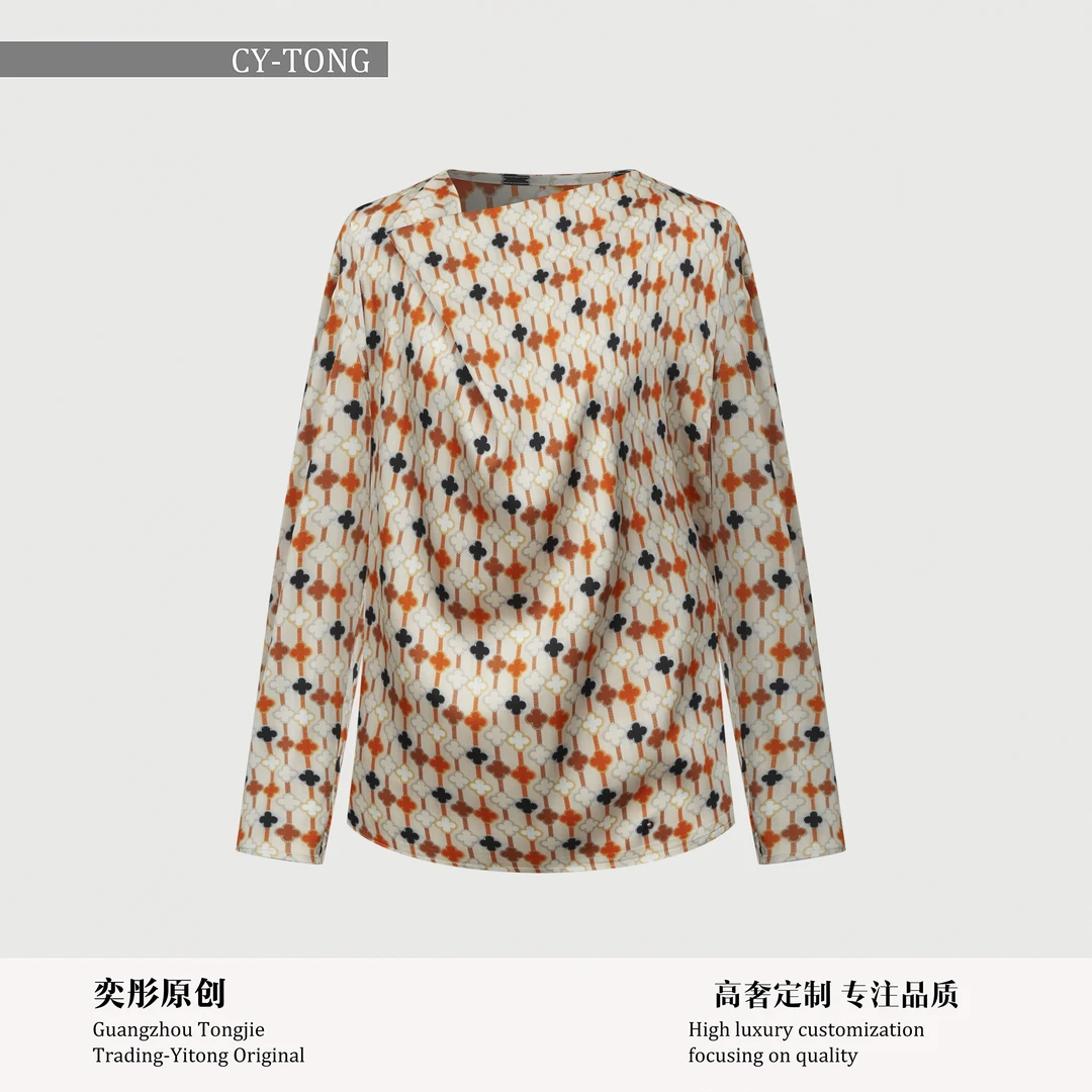 【彤姐原创】春季气质设计感轻奢休闲时尚简约上衣W25H325