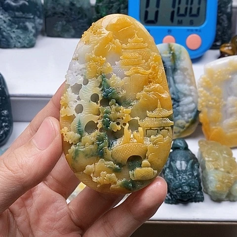 曾***狂未镶嵌定制翡翠翡翠