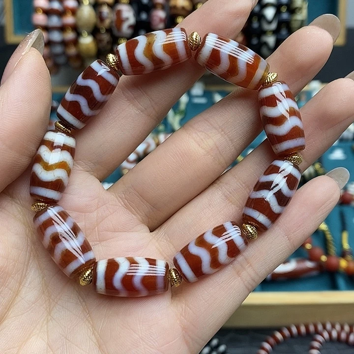 玛瑙/玉髓合金颈饰