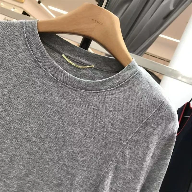 53216女款修身型短袖百搭时尚吸湿排汗纯色领口金标T恤