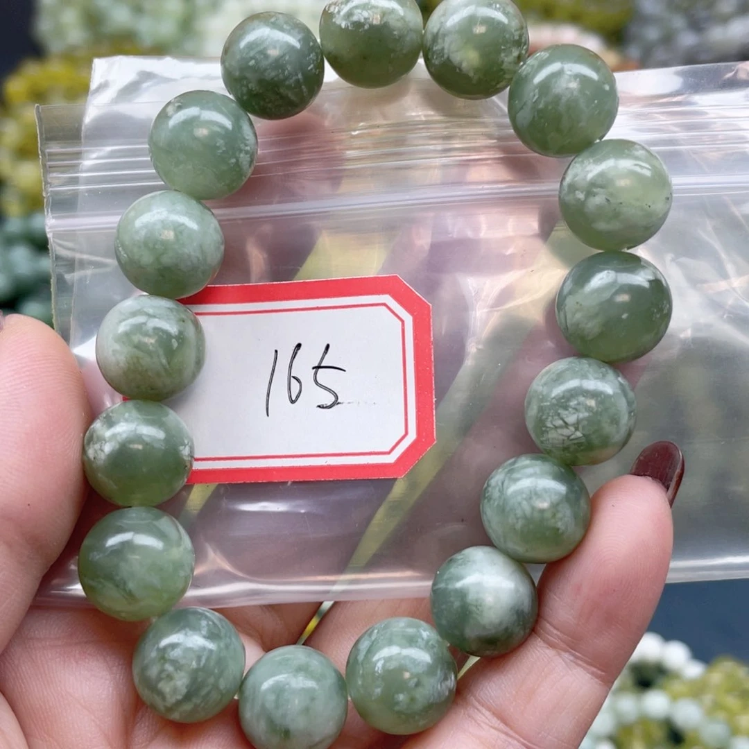 未镶嵌蛇纹石玉手串