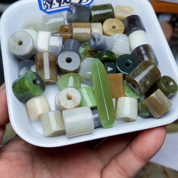 未镶嵌和田玉珠宝半成品随机发一或挑一个