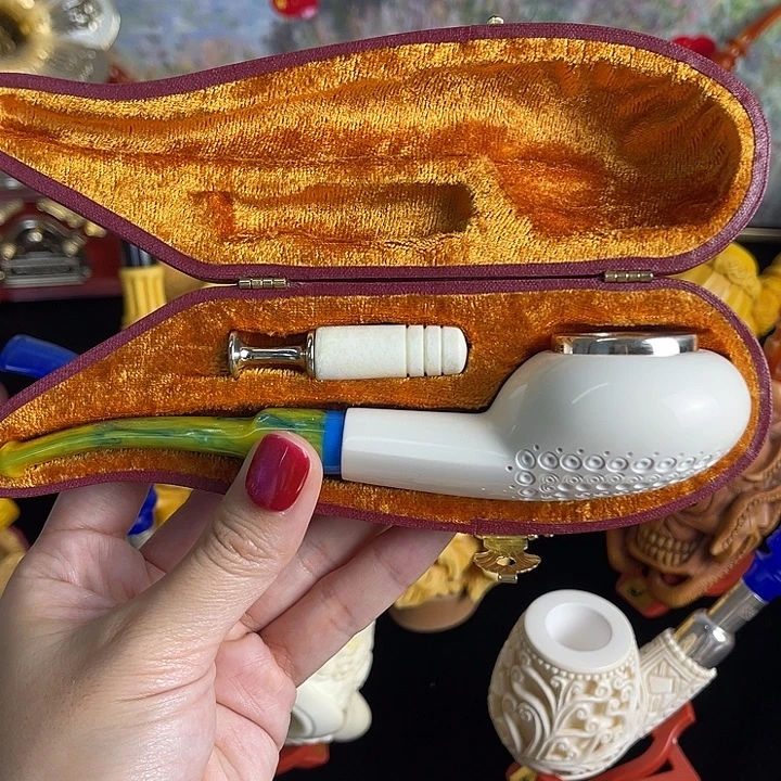 海泡石烟斗平底锅斗