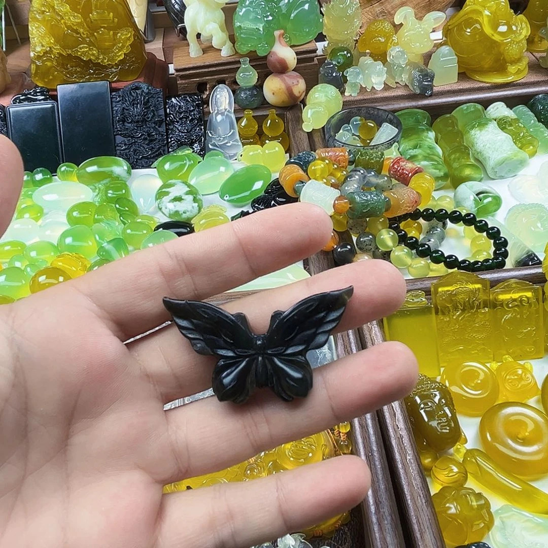 岫玉未镶嵌吊坠(不含链)