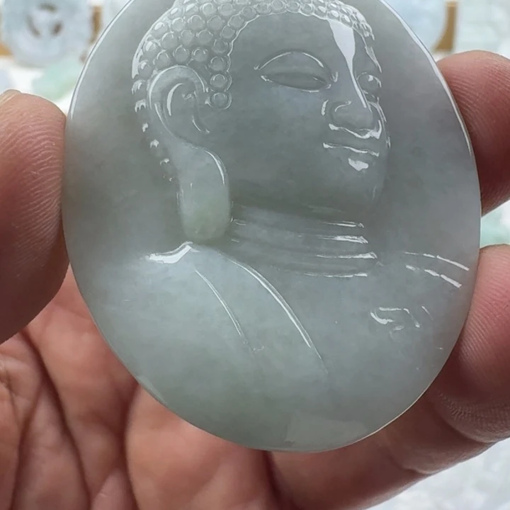 翡翠未镶嵌颈饰天然缅甸A货翡翠