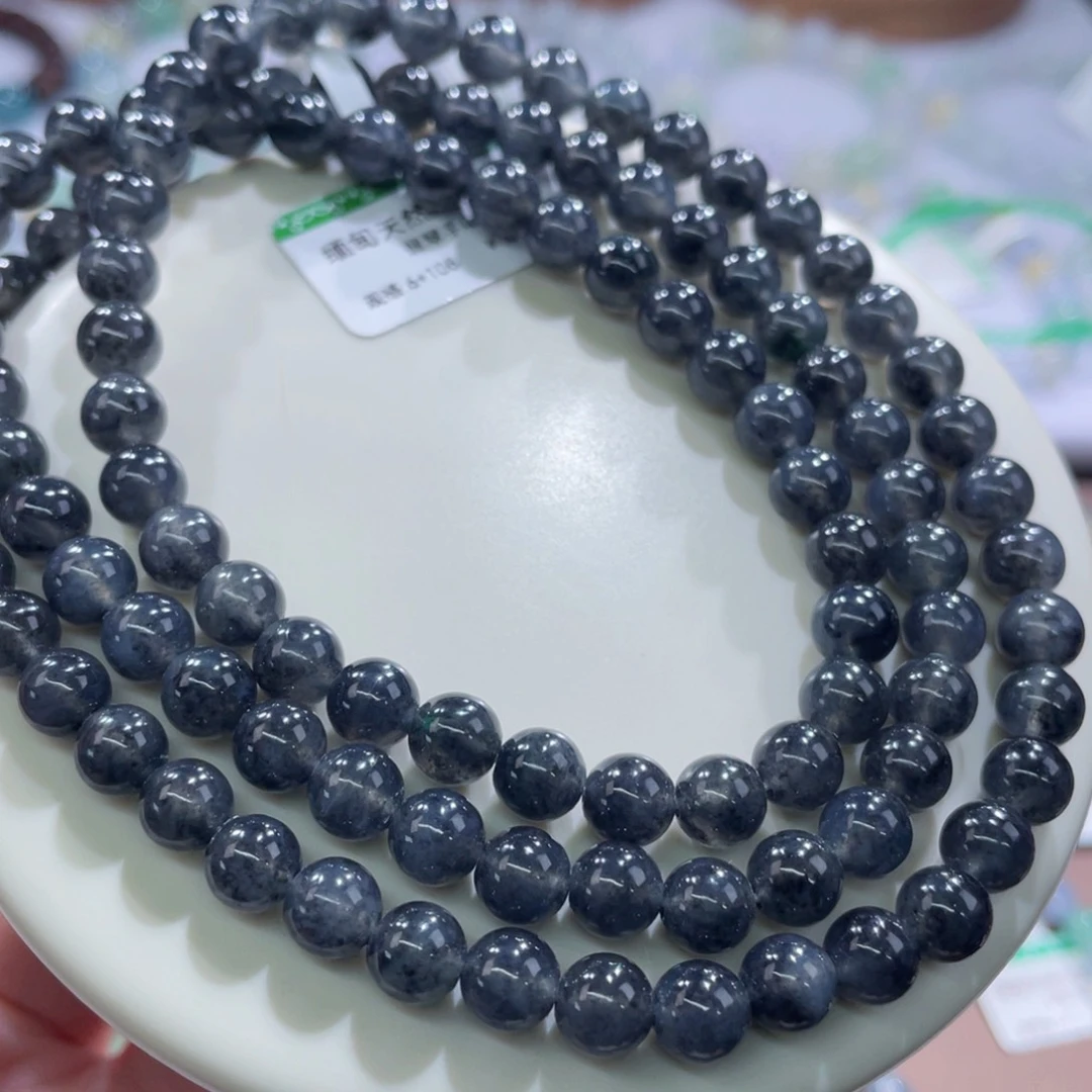 未镶嵌手链翡翠清货亏出，卡6浓黑