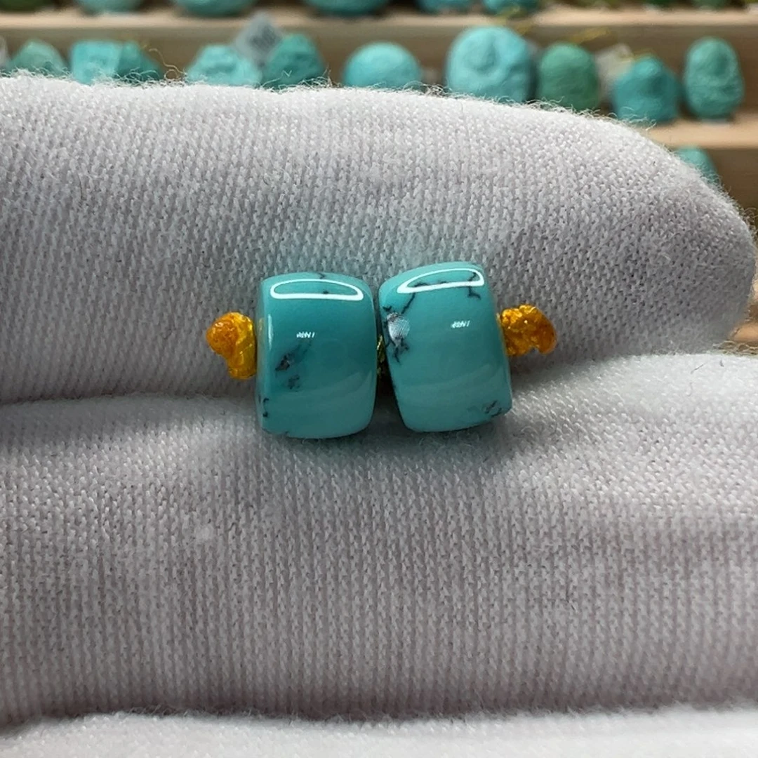 未镶嵌绿松石直切珠7.9mm