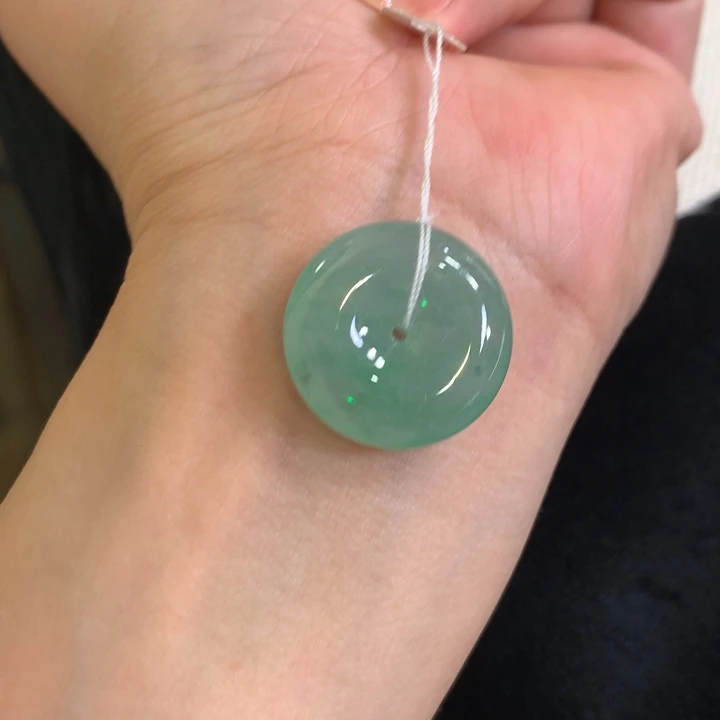 颈饰未镶嵌翡翠天然翡翠22.8.6