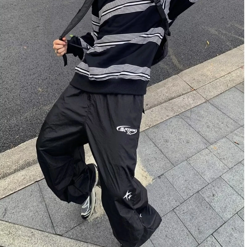春季运动裤束脚简约潮气质男青春流行时尚潮牌休闲裤九分裤潮流
