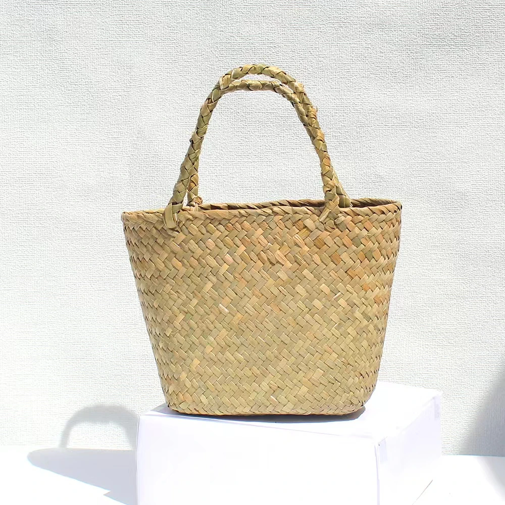 简古休闲草编小包包长21厘米宽11厘米高18厘米