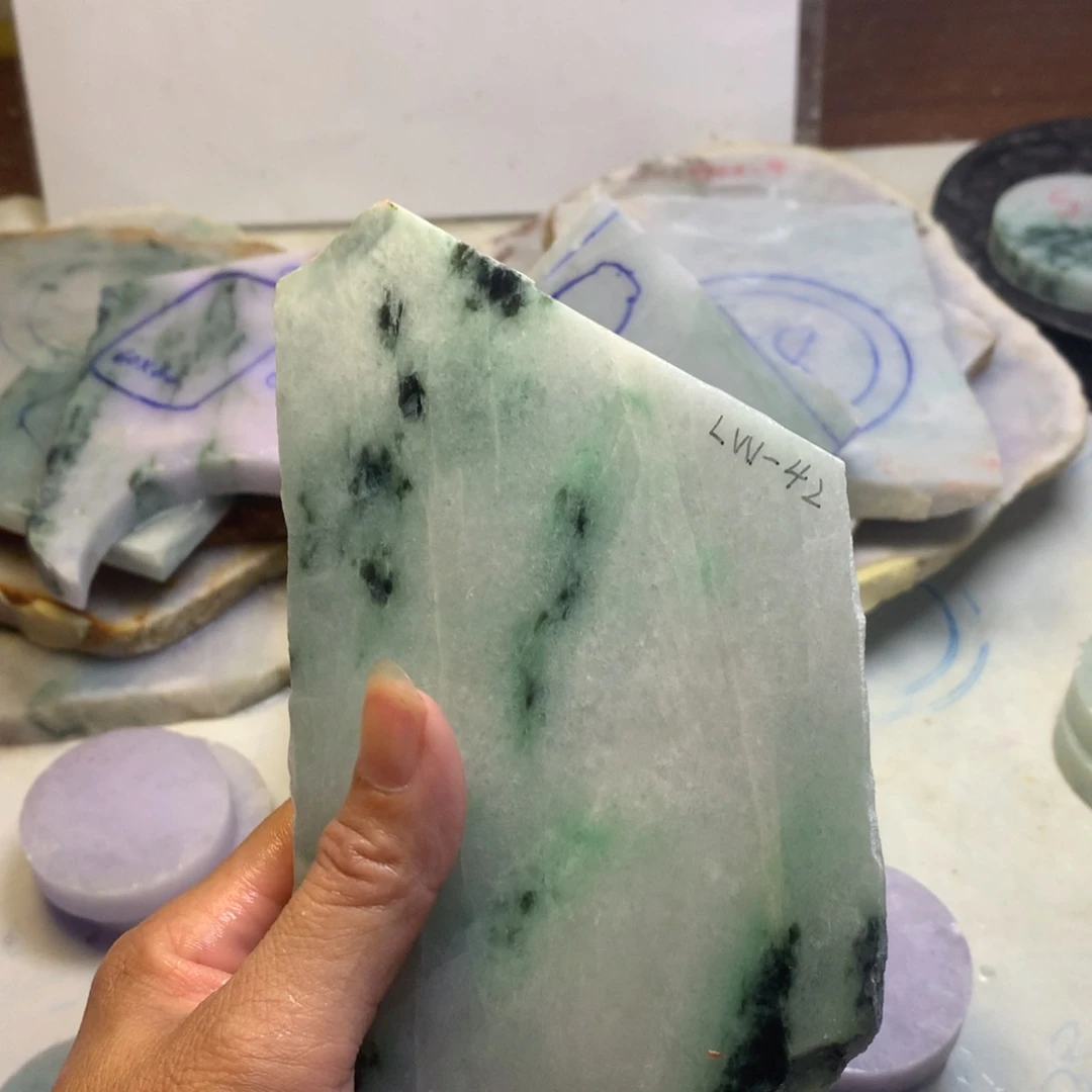 心***；翡翠散珠翡翠裸石