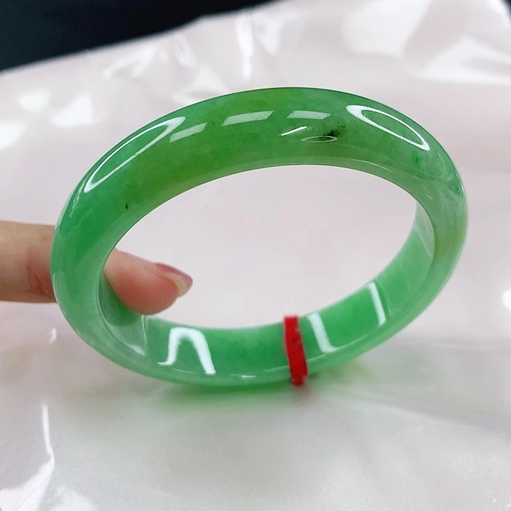 翡翠未镶嵌手镯圈52，14085