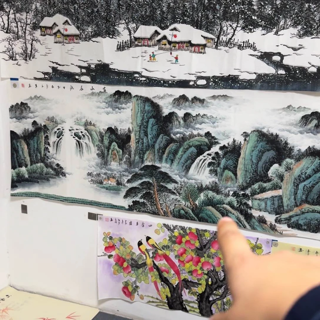 国画晓彤美术馆直播间