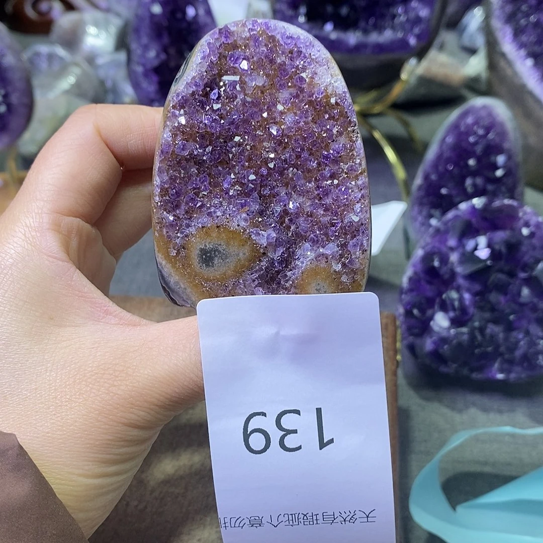 珠宝半成品未镶嵌紫晶