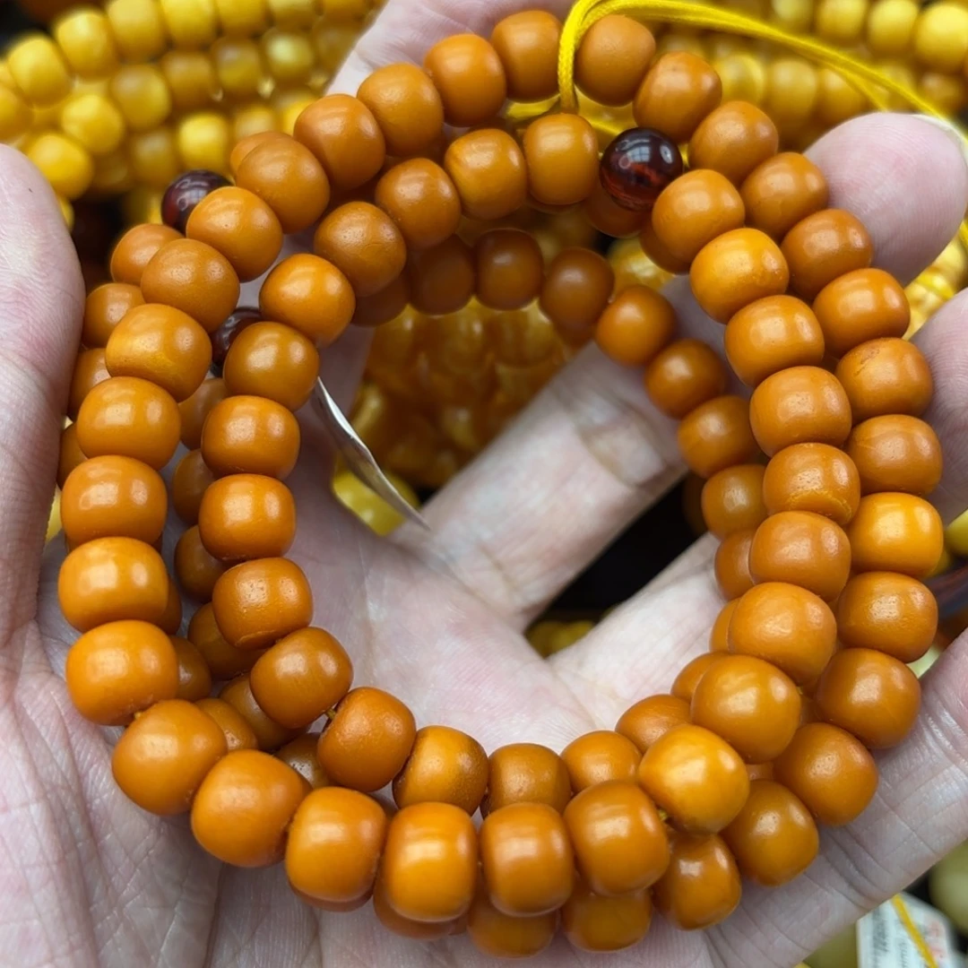 手链琥珀未镶嵌蜜蜡