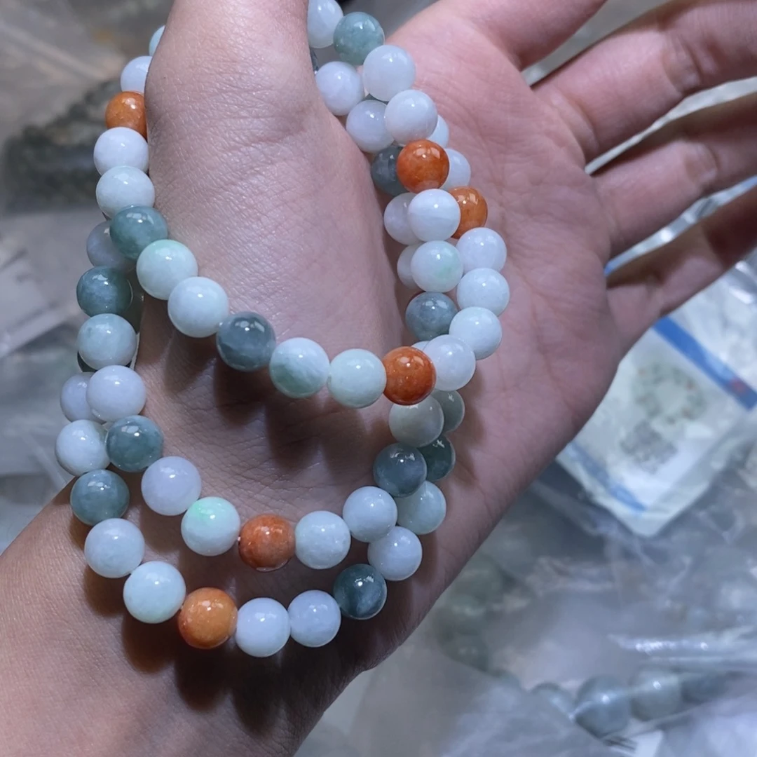 未镶嵌手串翡翠天然缅甸翡翠a货