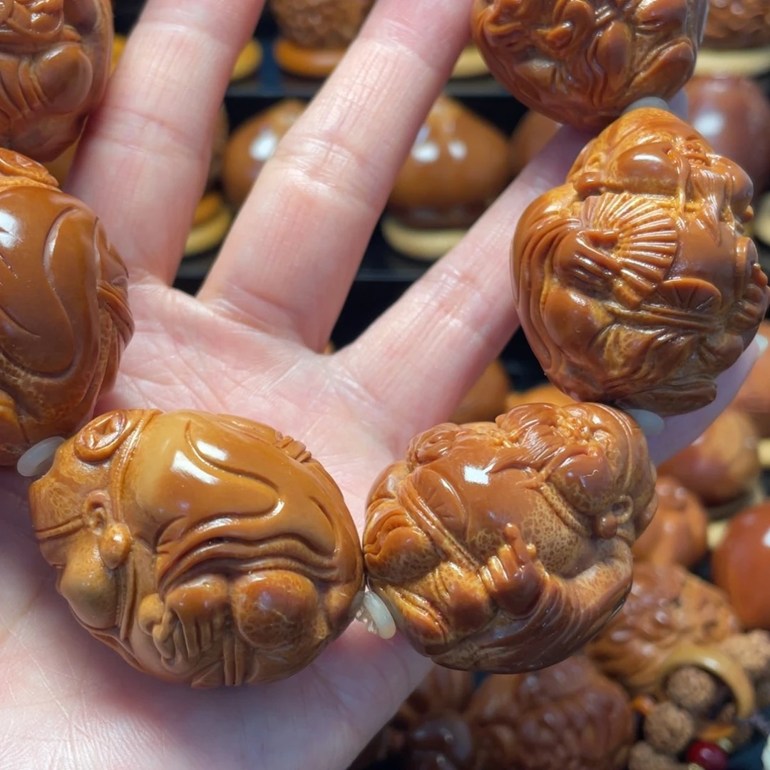 橄榄核手串/手链曲**散财神一条